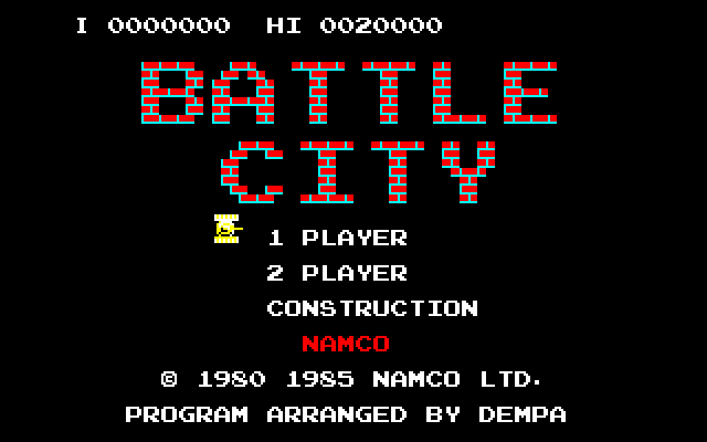 X1 : バトルシティー - Old Game Database