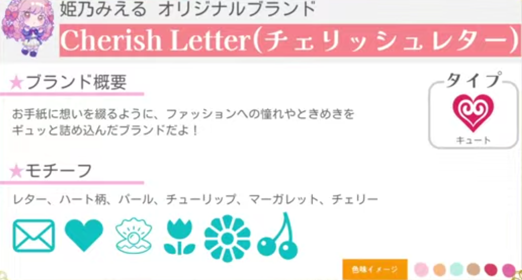 Cherish Letter - アイカツアカデミー！非公式wiki