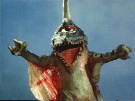 【忍者赤影怪獣】■ とかげ怪獣 じじごら ソフビ / マーミット 2000 ドリームロケット最新作として『仮面の忍者赤影』から「とかげ怪獣