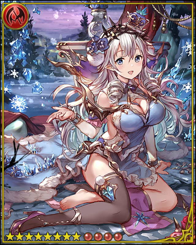 シャドウバース　凍土の女王・ピアシィ　進化前2 進化後2 合計4枚セット　プロモ 凍土の女王・ピアシィ(イラスト違い)【PR】{PR-394} - カード