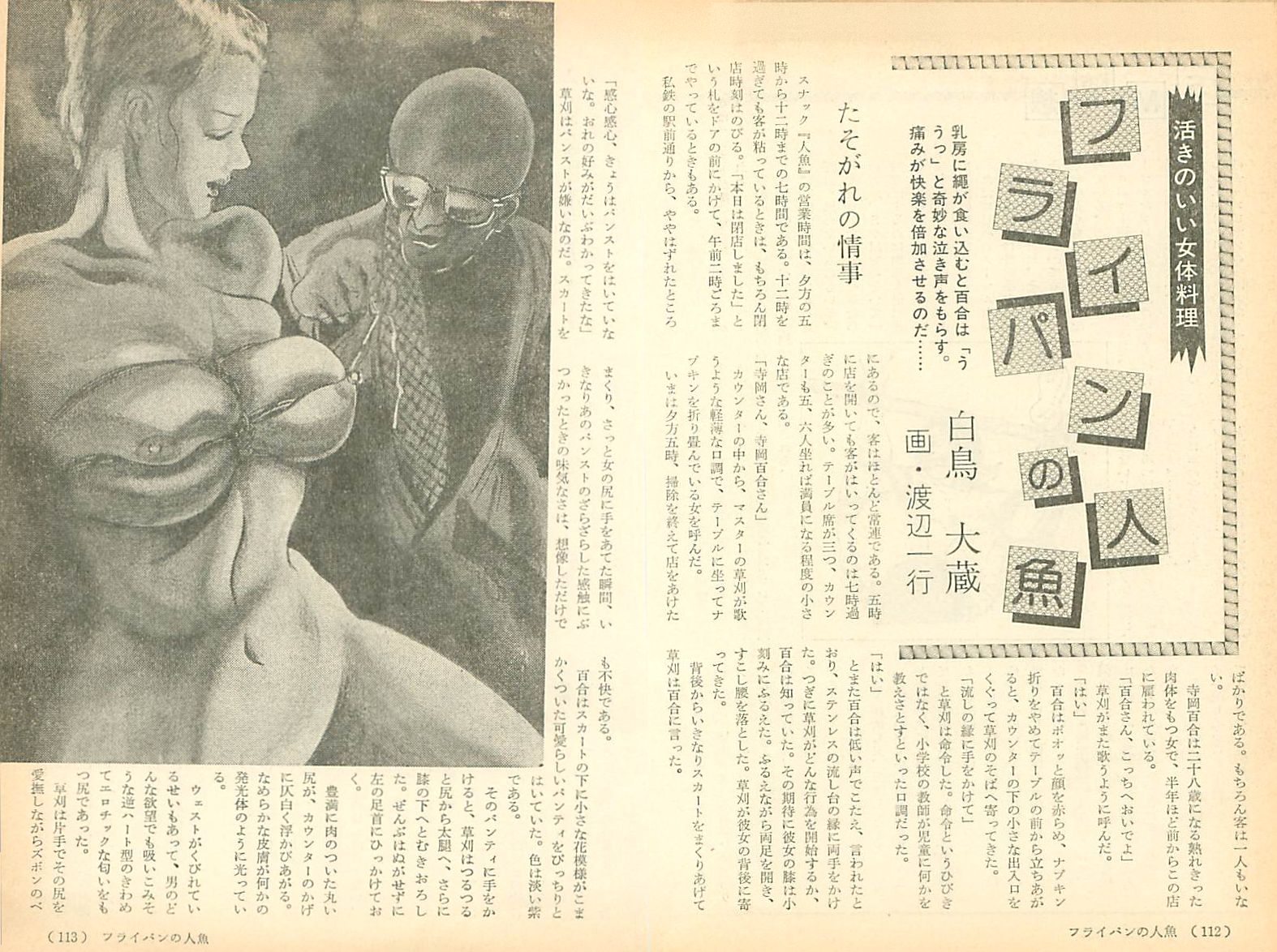 渡辺　一緊縛挿絵 渡辺一行スレ - SM女縄