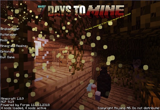 7days To Mine 7 Days To Die Starvation Mod備忘録