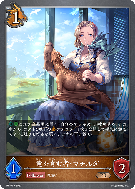 竜の託宣 3枚 プロモ シャドウバースエボルヴ （Shadowverse